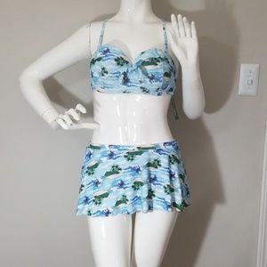 *Disney* NWT Hawaiian Island stitch bikini